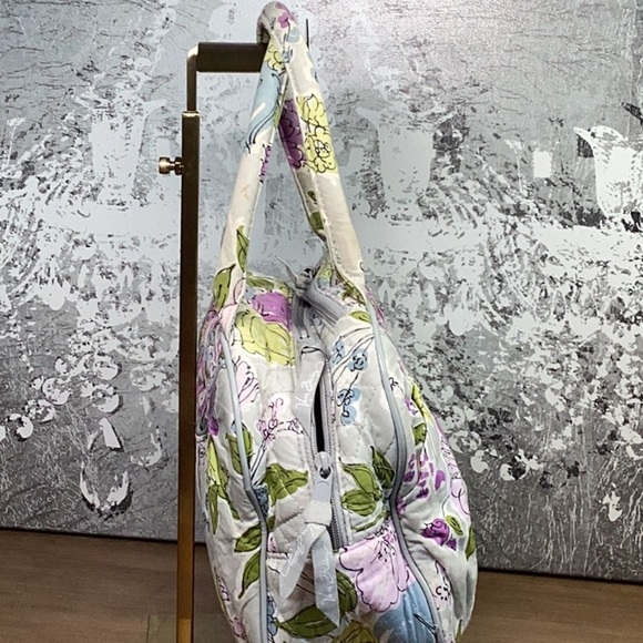 Vera Bradley Grey and Pink Small Tote - Picture 4 of 13